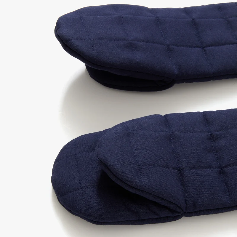 Blueberry Blue Oven Mitts