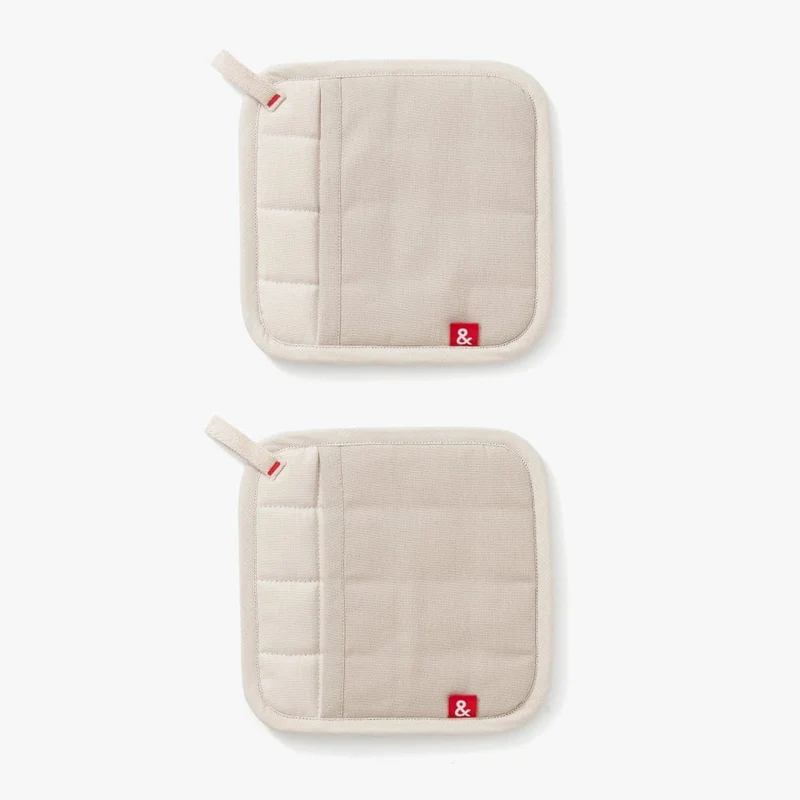 Oat White Pot Holders