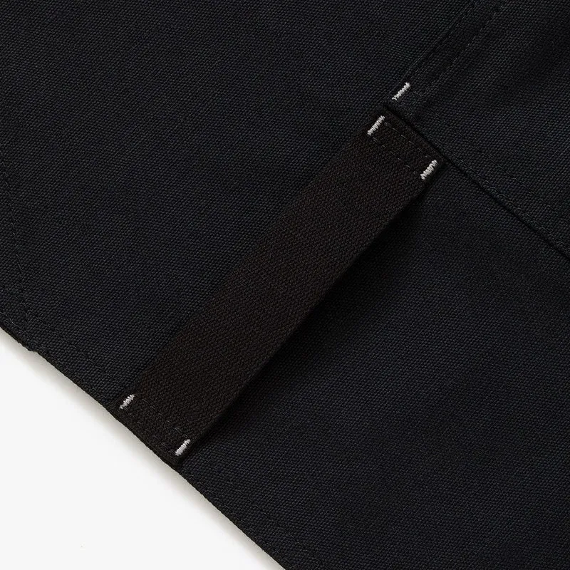 Caviar Black Crossback Apron