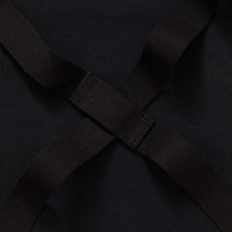 Caviar Black Crossback Apron