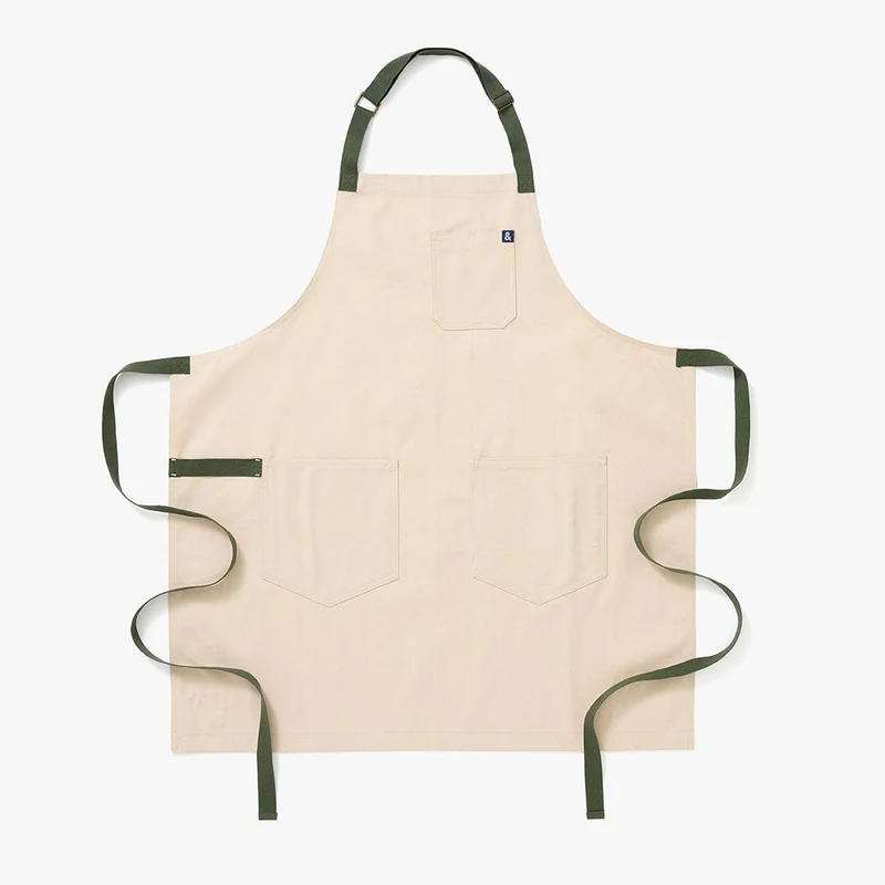Sage White Apron - Essential