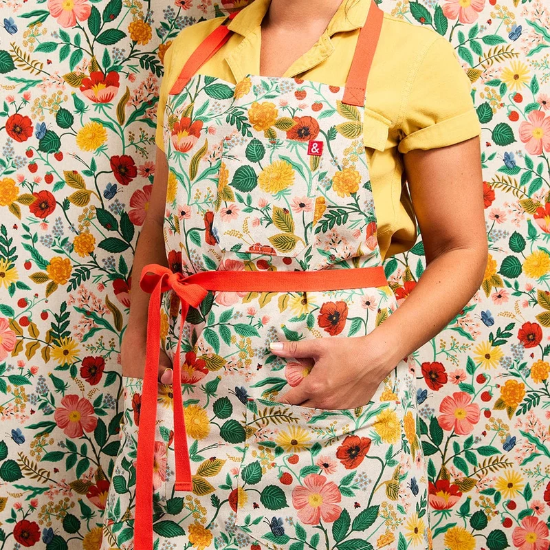 Rifle Paper Co. Poppy Fields Apron - Essential