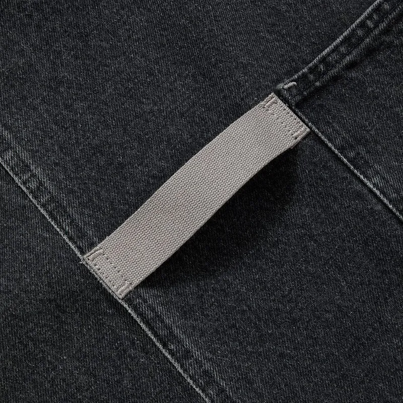 Oyster Gray Denim Essential Apron