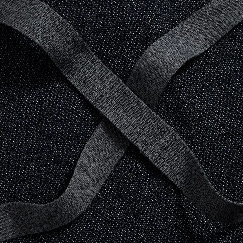Jack Navy Denim Crossback Apron