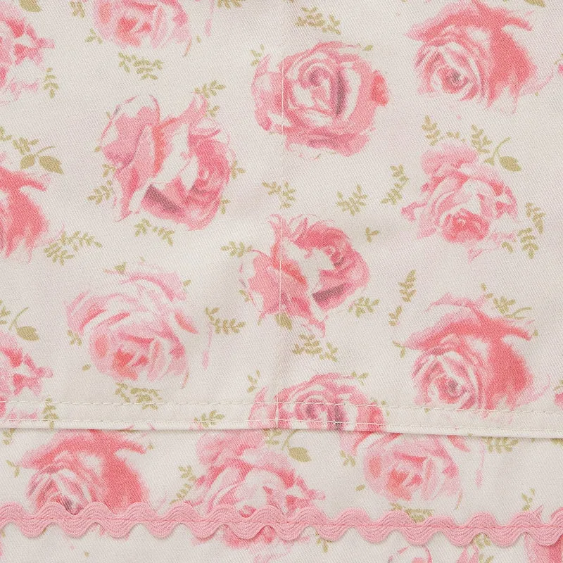 LoveShackFancy Country Song Floral Cafe Bistro Apron
