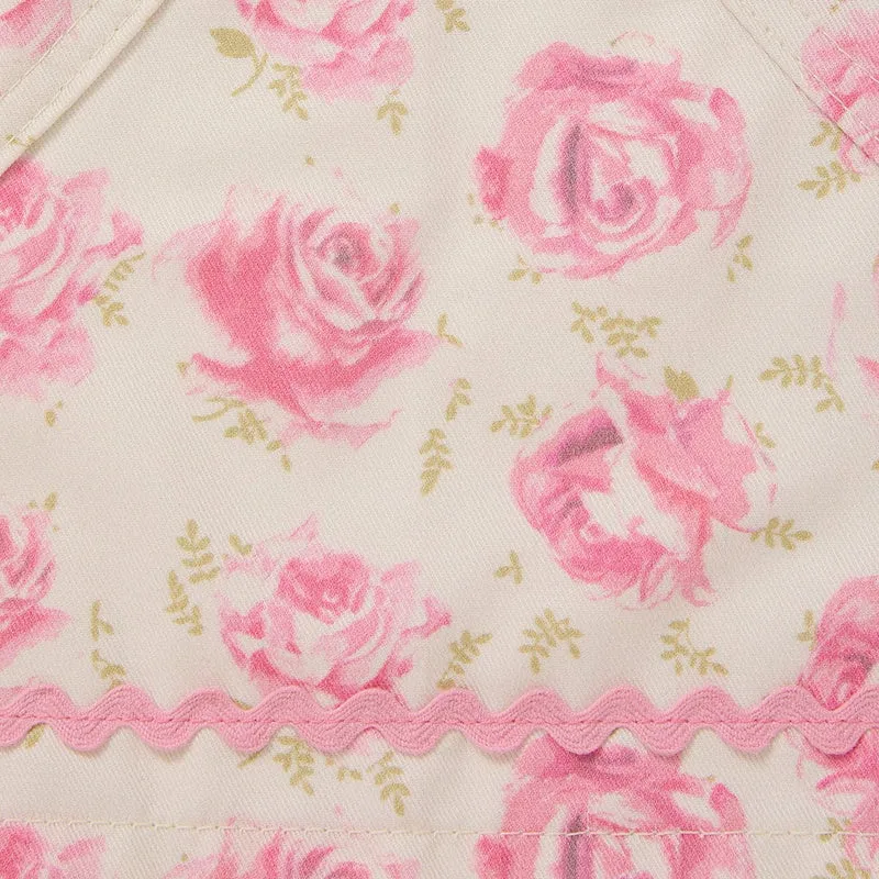 LoveShackFancy Country Song Floral Kids Apron