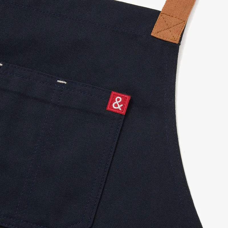 Midnight Blue Crossback Apron