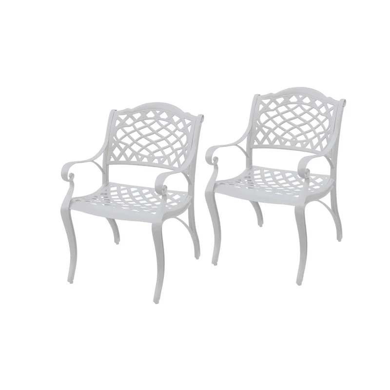 Coppia di sedie da giardino in alluminio Elizabeth Verdelook