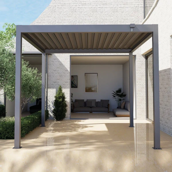 Pergola bioclimatica in alluminio Circe 100 Verdelook