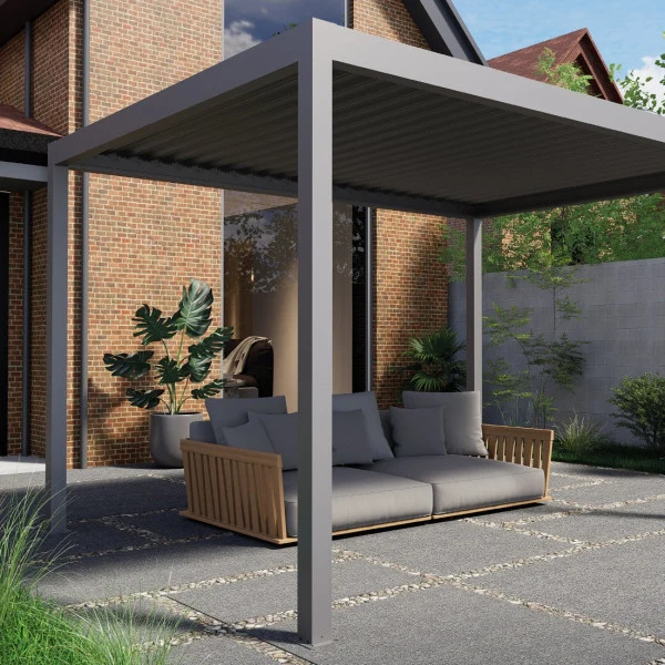Pergola bioclimatica in alluminio Circe 100 Verdelook