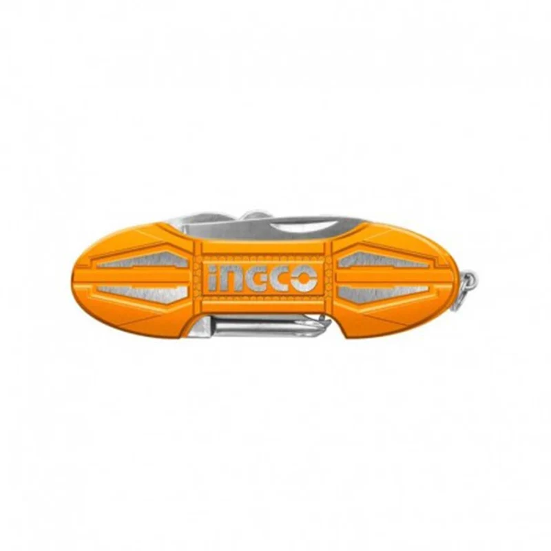 Coltello svizzero multiuso 15 utensili Acciaio Inox Ingco