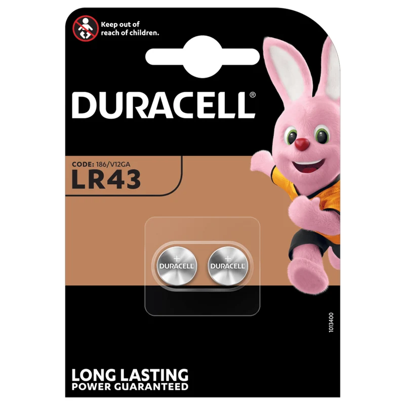 Duracell DC4052598 2 Batterie LR43 B2 Alkalina Specialistica Electronics