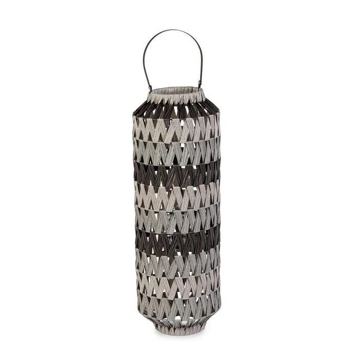 Lanterna cilindrica in rattan colorato 70 cm - Jala