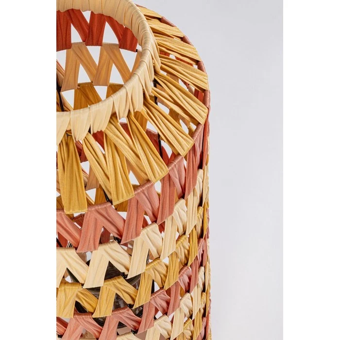 Lanterna cilindrica in rattan colorato 70 cm - Jala