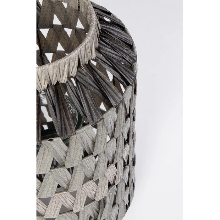 Lanterna cilindrica in rattan colorato 40 cm - Jala