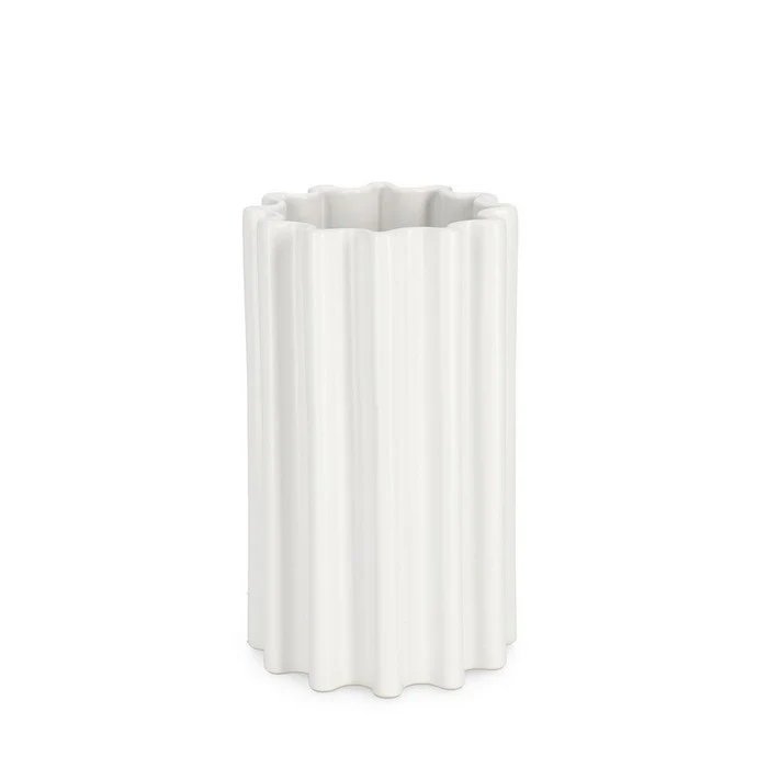 Vaso cilindrico porta fiori basso - Holaf