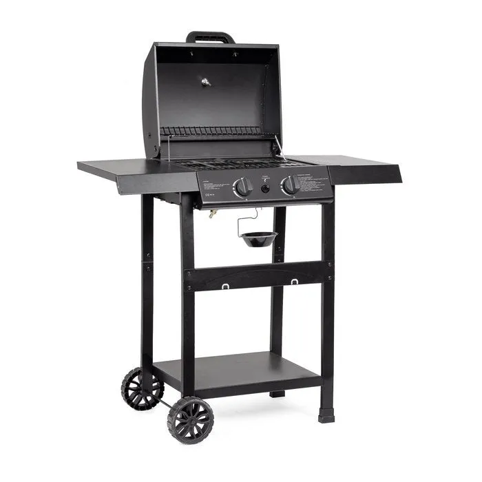 Barbecue a gas con 2 bruciatori con ruote - Louis