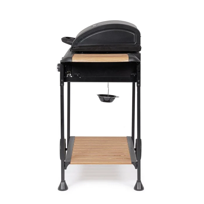 Barbecue a gas con 3 bruciatori con ruote - Loni