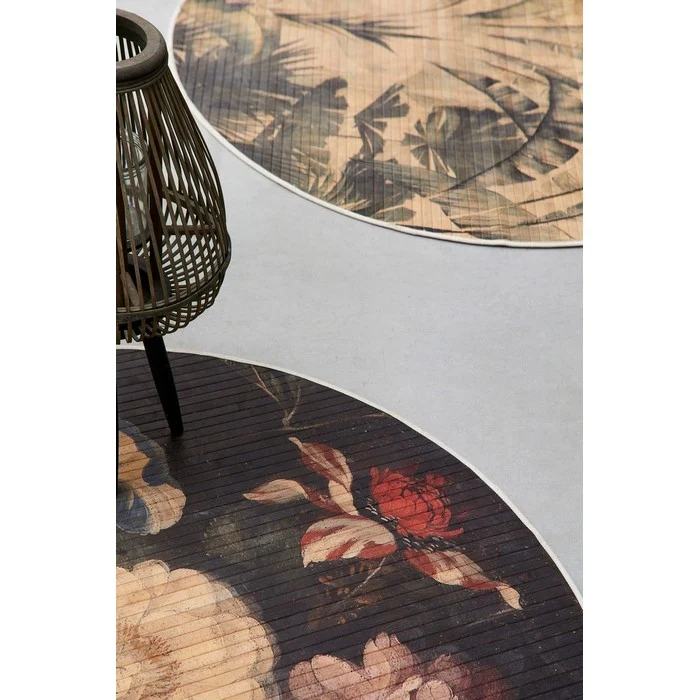 Tappeto tondo in bamboo - Sayuri