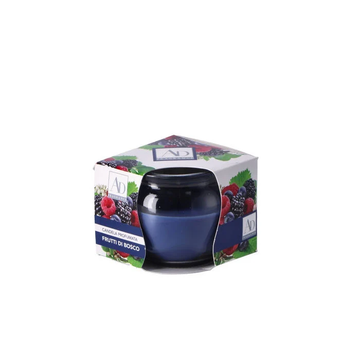 Candela profumata con vaso in vetro