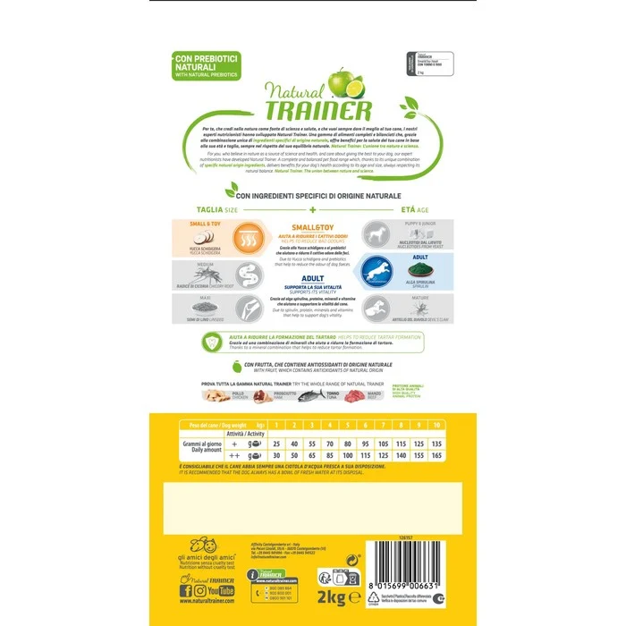 Natural Trainer Small&Toy Adult con Tonno