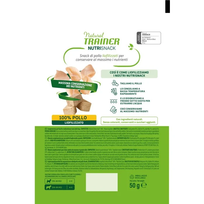 Natural Trainer NutriSnack Pollo 50g