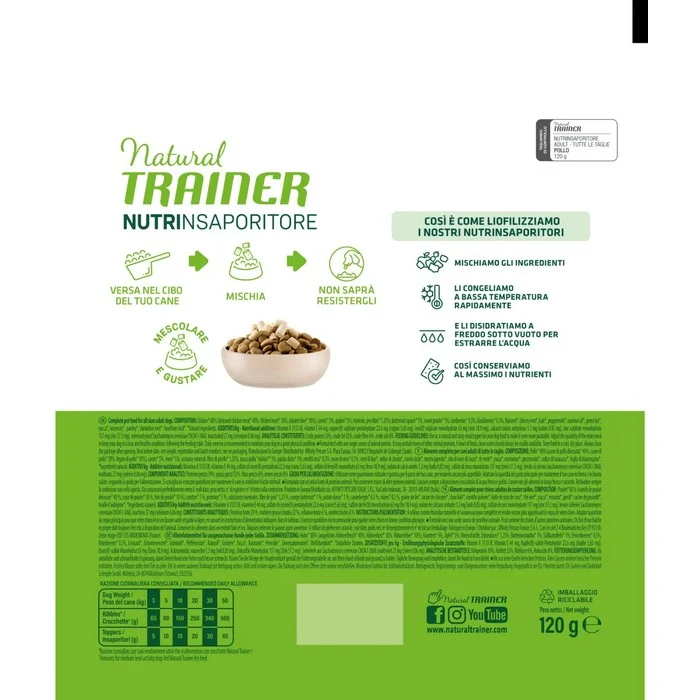 Natural Trainer NutriInsaporitore Pollo 120g
