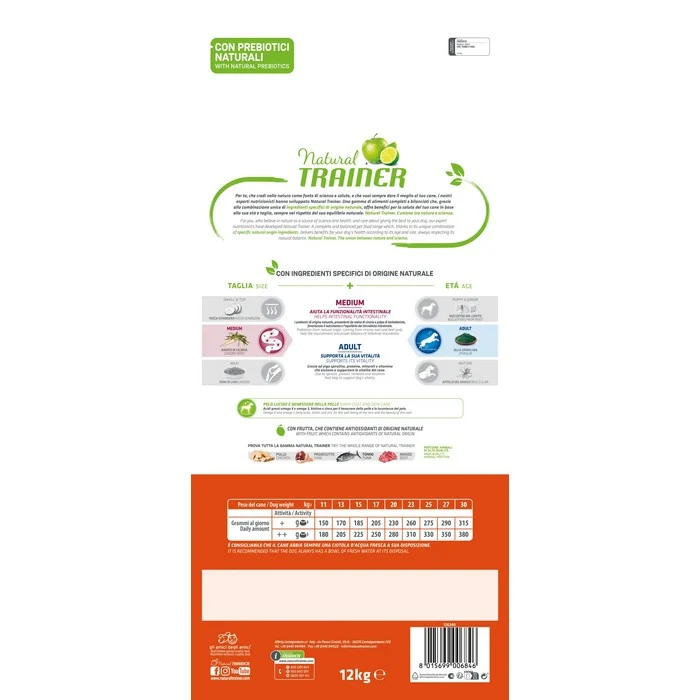 Natural Trainer Medium Adult con Tonno