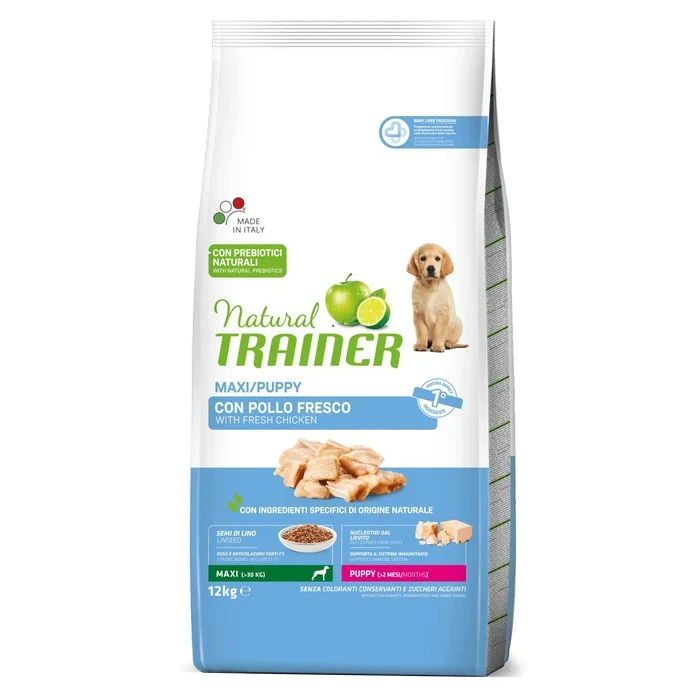 Natural Trainer Maxi Puppy con Pollo fresco