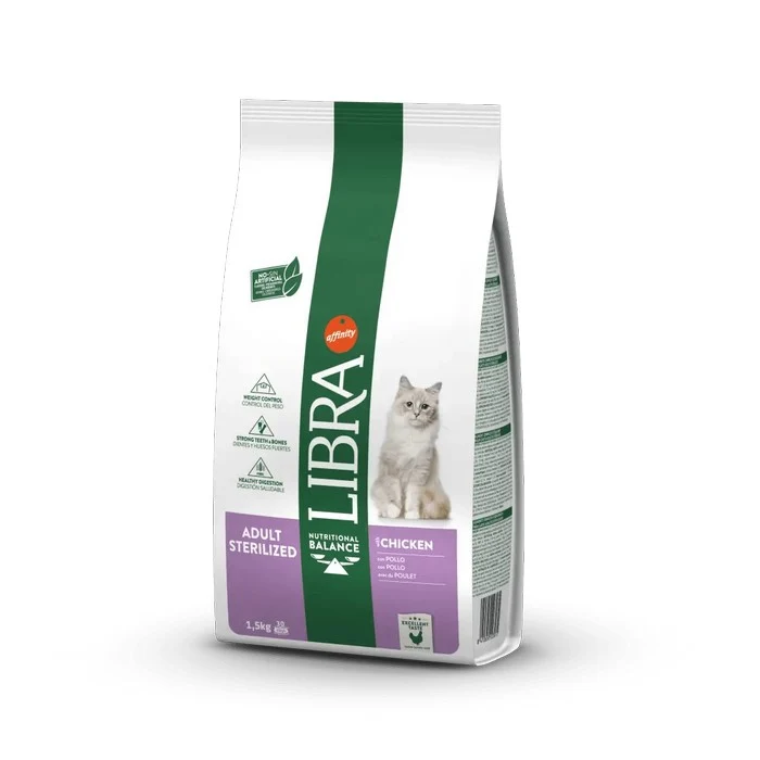 Libra Cat sterilized con pollo Adult