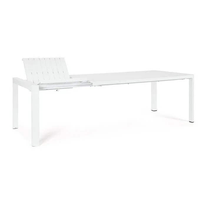 Tavolo allungabile da giardino in alluminio 180-240x100 cm - Kiplin