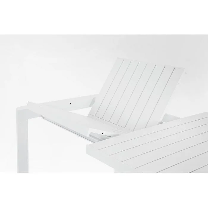 Tavolo allungabile da giardino in alluminio 180-240x100 cm - Kiplin
