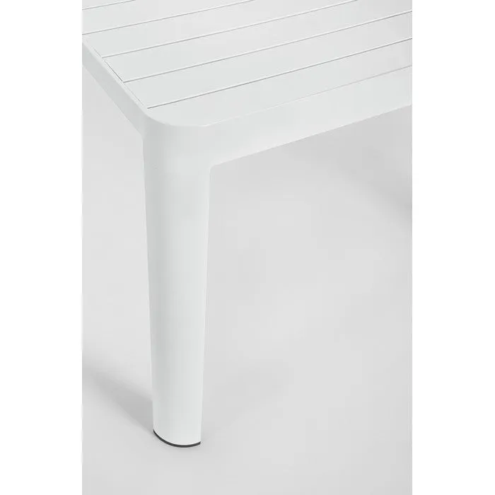 Tavolo allungabile da giardino in alluminio 180-240x100 cm - Kiplin
