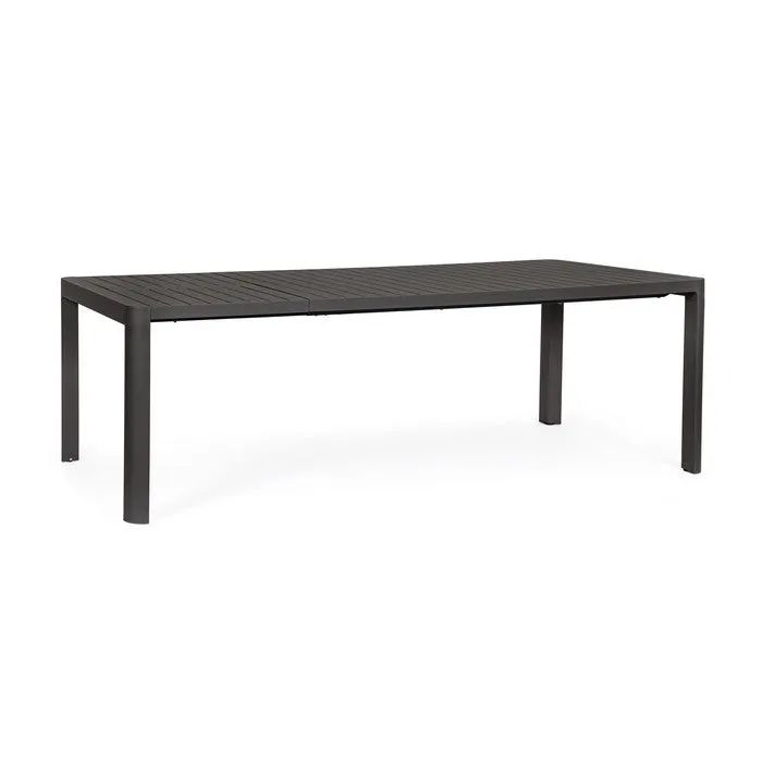 Tavolo allungabile da giardino in alluminio 180-240x100 cm - Kiplin