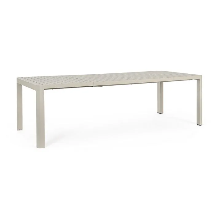 Tavolo allungabile da giardino in alluminio 180-240x100 cm - Kiplin
