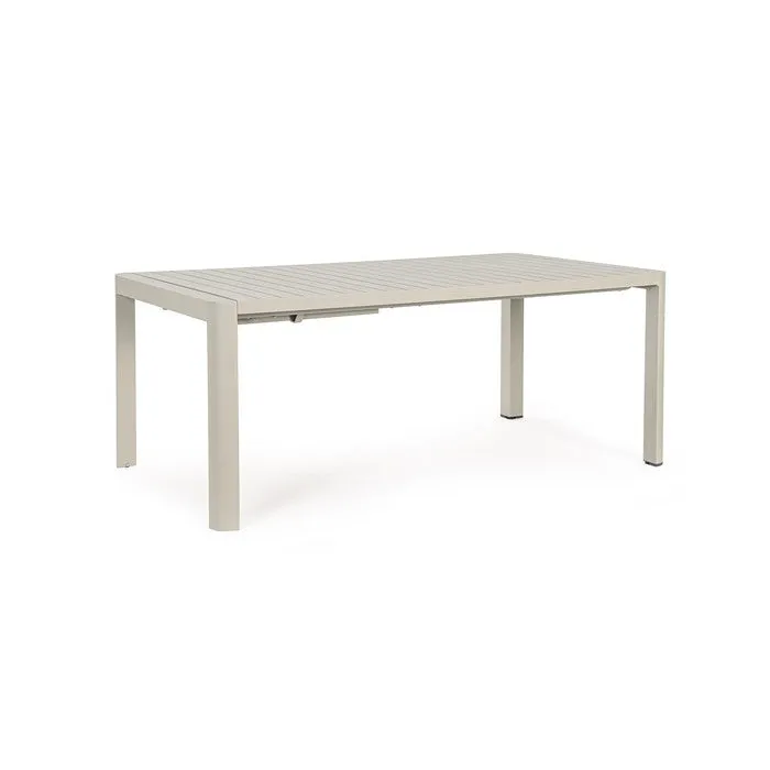 Tavolo allungabile da giardino in alluminio 180-240x100 cm - Kiplin