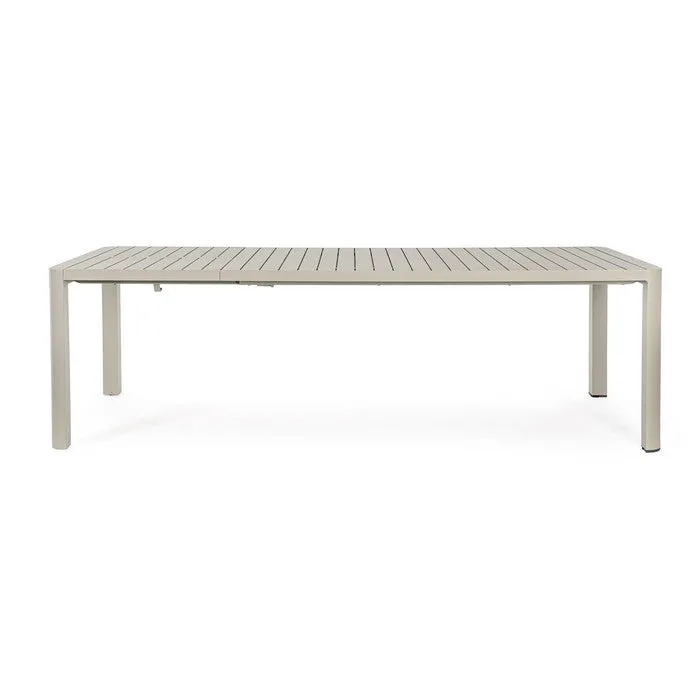 Tavolo allungabile da giardino in alluminio 180-240x100 cm - Kiplin
