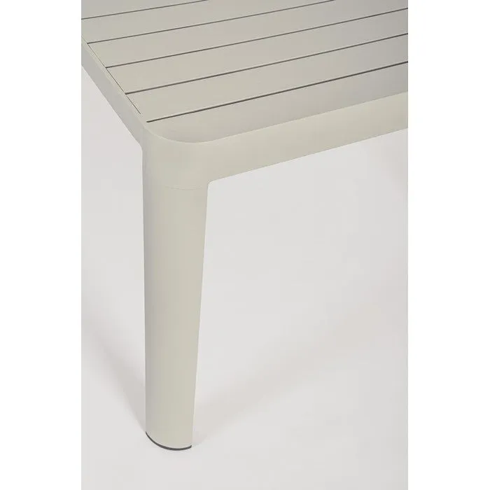 Tavolo allungabile da giardino in alluminio 180-240x100 cm - Kiplin