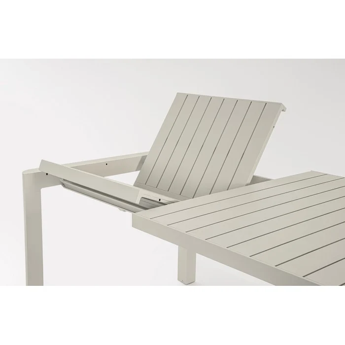 Tavolo allungabile da giardino in alluminio 180-240x100 cm - Kiplin