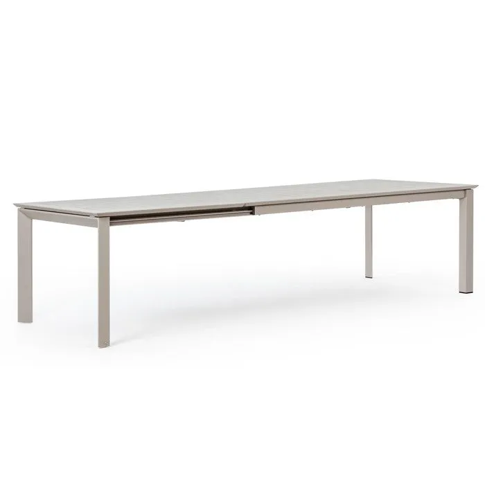 Tavolo allungabile da giardino in alluminio 200-300x110 cm - Konnor