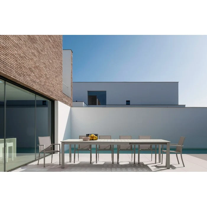 Tavolo allungabile da giardino in alluminio 200-300x110 cm - Konnor