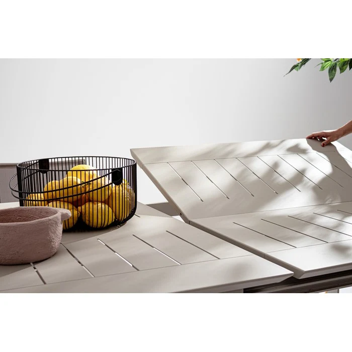 Tavolo allungabile da giardino in alluminio 200-300x110 cm - Konnor