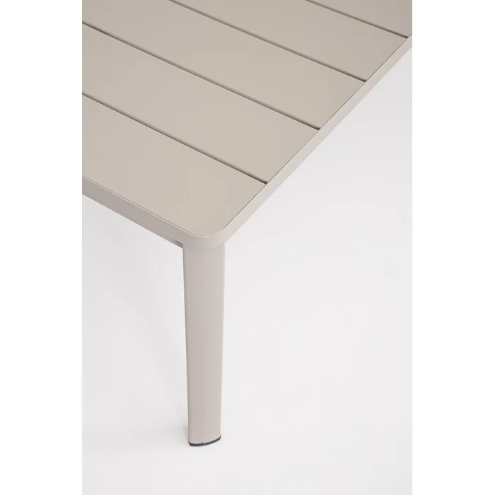 Set da giardino con divano, tavolino e 2 poltone in alluminio - Konnor