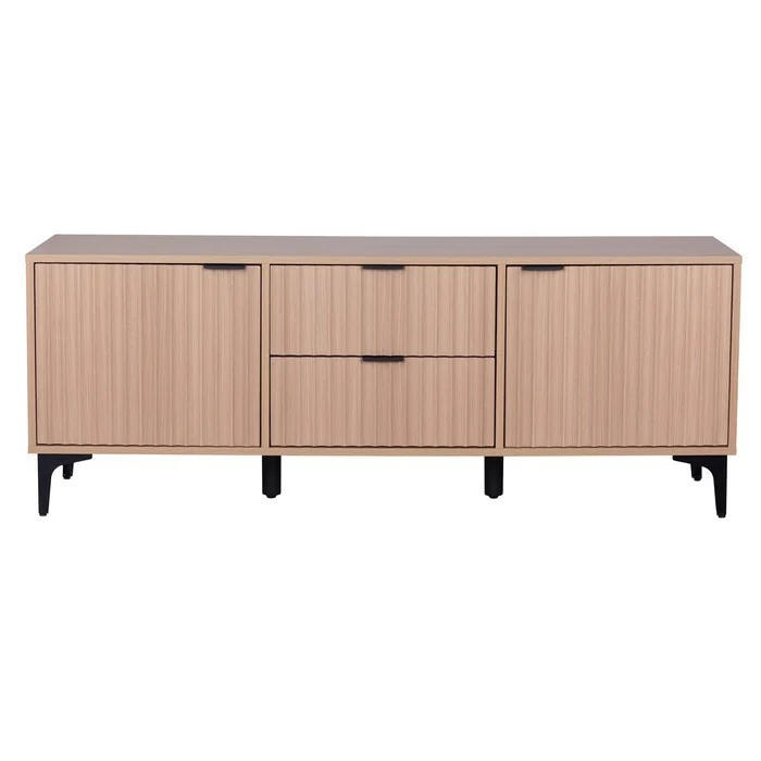 Mobile porta TV moderno con ante e cassetti in melamina legno - Lignum