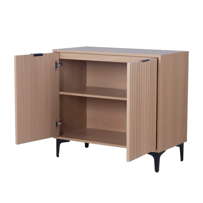 Mobile moderno con 2 ante in melamina legno - Lignum