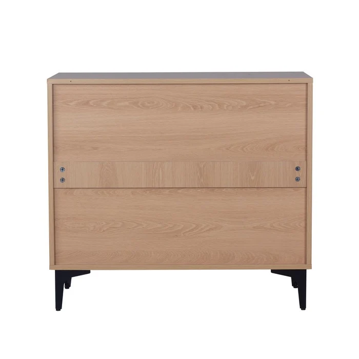 Cassettiera moderna con 3 cassetti in melamina legno - Lignum
