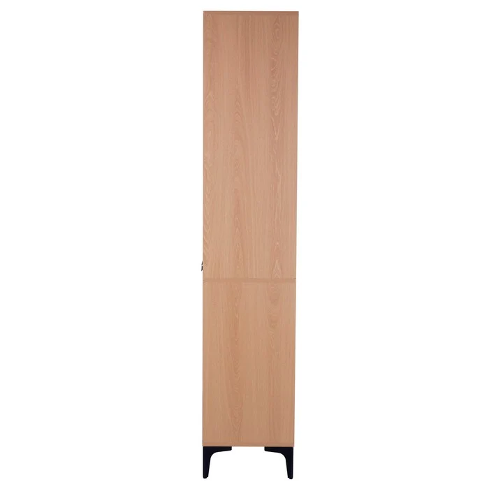 Mobile moderno con 2 ante e ripiani in melamina legno - Lignum