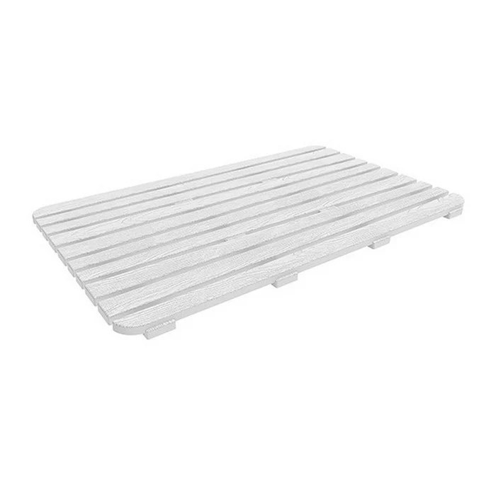 Pedana da doccia rigida in plastica 80x50 cm - Woody