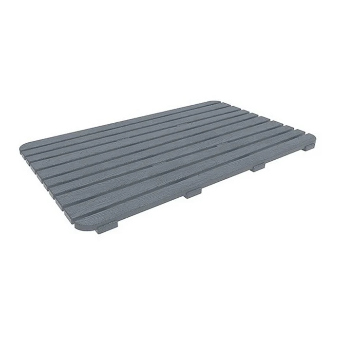 Pedana da doccia rigida in plastica 80x50 cm - Woody