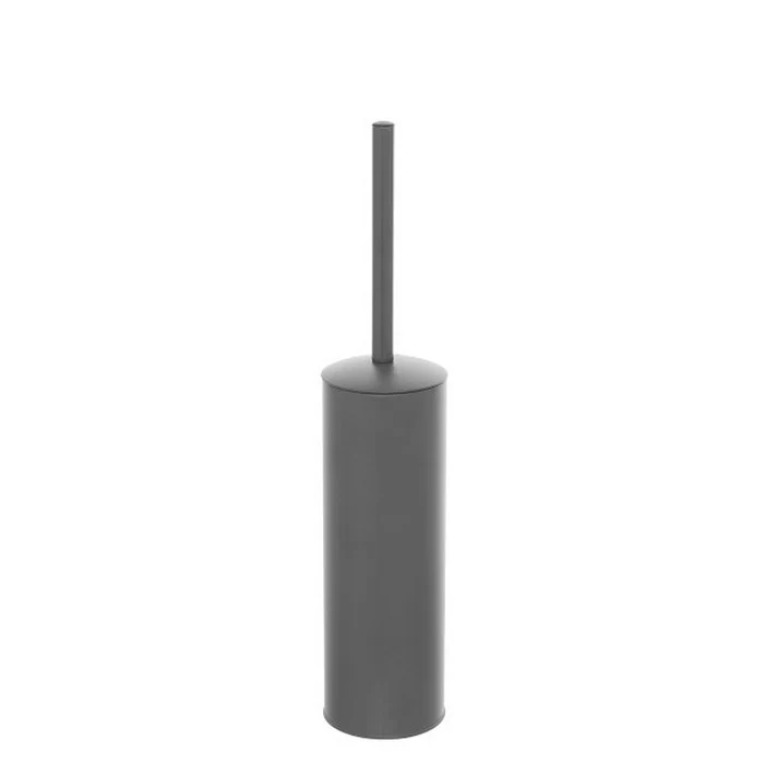 Porta scopino in acciaio con ciuffo in silicone - Principe
